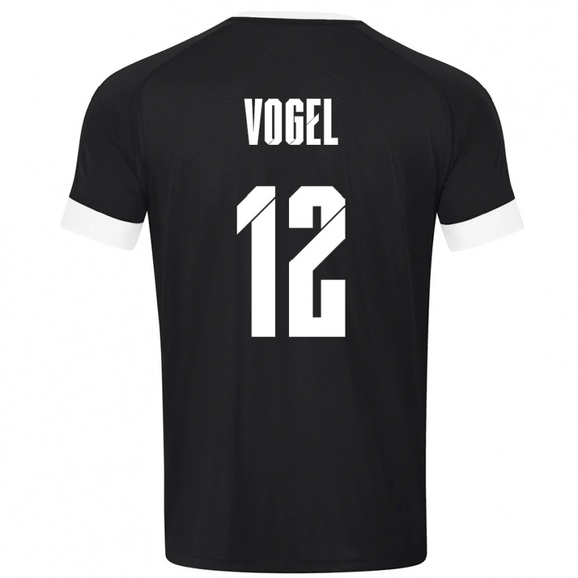 Danxen Heren Colin Vogel #12 Zwart Wit Keepersshirt 2025/26 T-Shirt