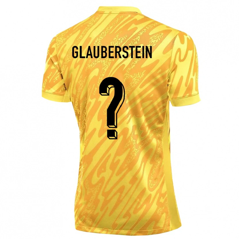 Danxen Heren Jonas Glauberstein #0 Geel Oranje Keepersshirt 2025/26 T-Shirt