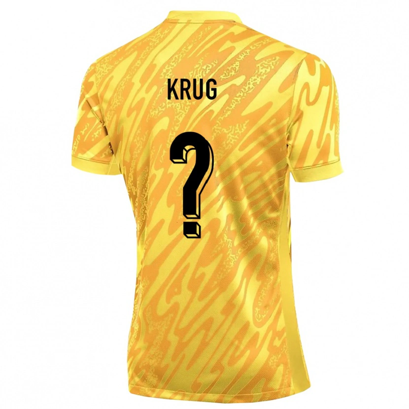 Danxen Heren Jannis Krug #0 Geel Oranje Keepersshirt 2025/26 T-Shirt