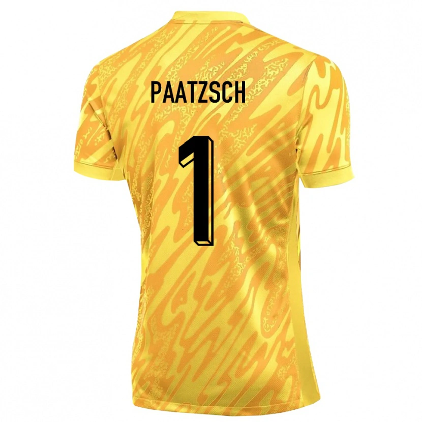 Danxen Heren Pascal Paatzsch #1 Geel Oranje Keepersshirt 2025/26 T-Shirt