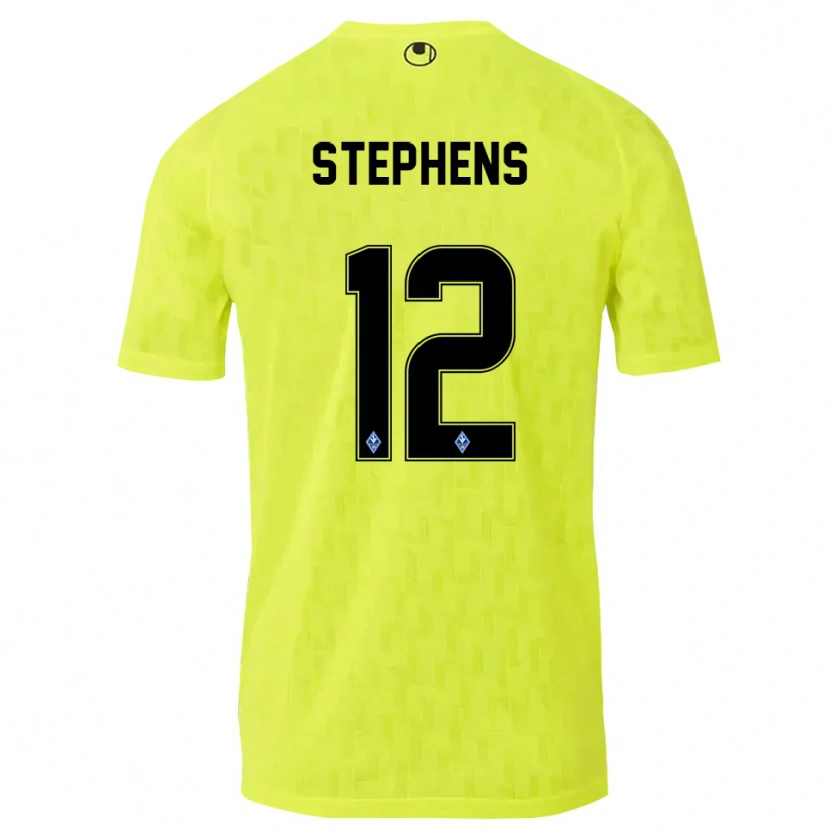 Danxen Heren Kaden Stephens #12 Geel Zwart Keepersshirt 2025/26 T-Shirt