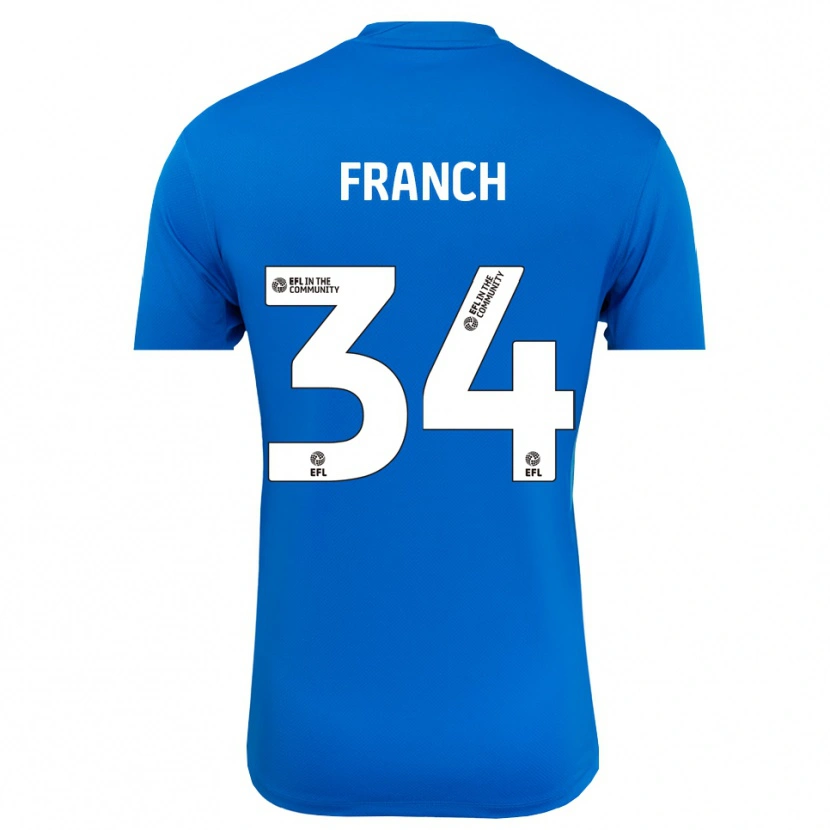 Danxen Heren Adrianna Franch #34 Blauw Wit Keepersshirt 2025/26 T-Shirt