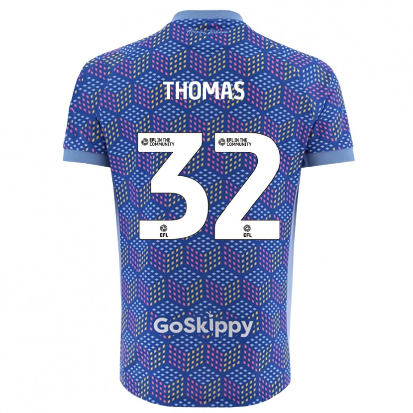 Danxen Heren Lewis Thomas #32 Blauw Zwart Keepersshirt 2025/26 T-Shirt