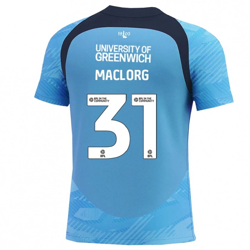 Danxen Heren Lennon MacLorg #31 Blauw Wit Keepersshirt 2025/26 T-Shirt