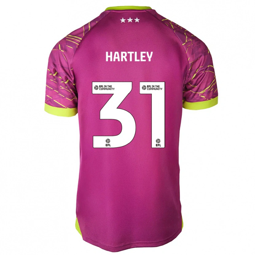 Danxen Heren Laura Hartley #31 Medium Violet Rood Keepersshirt 2025/26 T-Shirt
