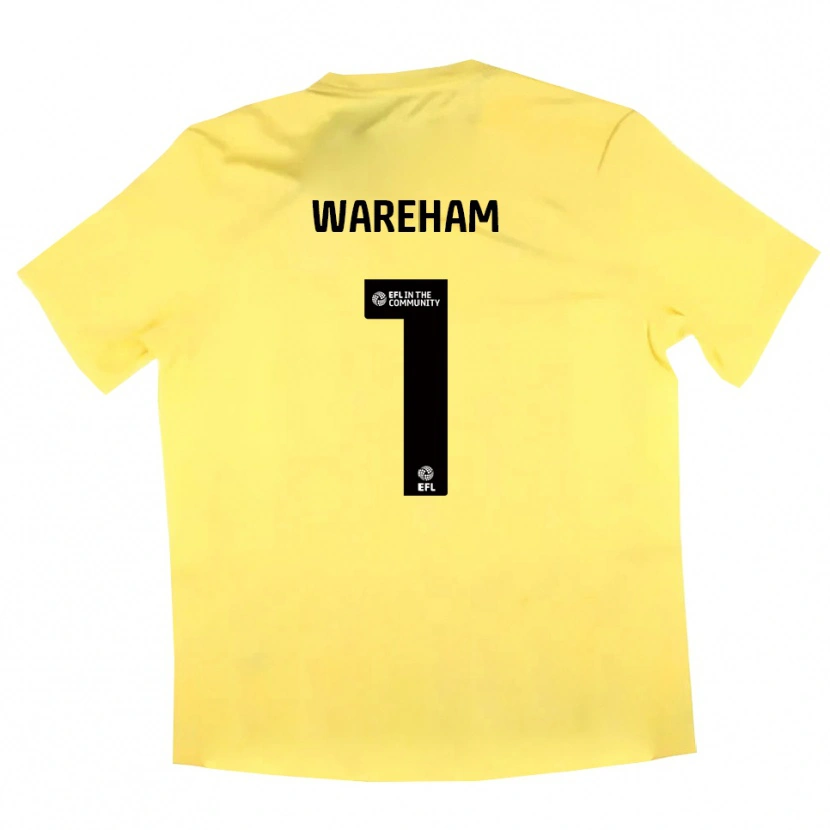 Danxen Heren Laura Wareham #1 Geel Zwart Keepersshirt 2025/26 T-Shirt