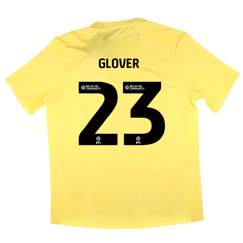 Danxen Heren Tom Glover #23 Geel Zwart Keepersshirt 2025/26 T-Shirt