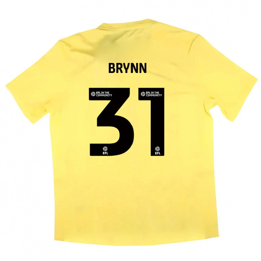 Danxen Heren Sol Brynn #31 Geel Zwart Keepersshirt 2025/26 T-Shirt