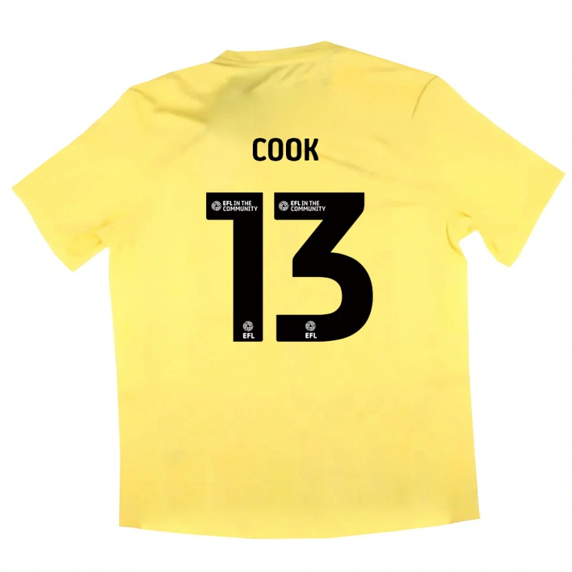 Danxen Heren Ruby Cook #13 Geel Zwart Keepersshirt 2025/26 T-Shirt