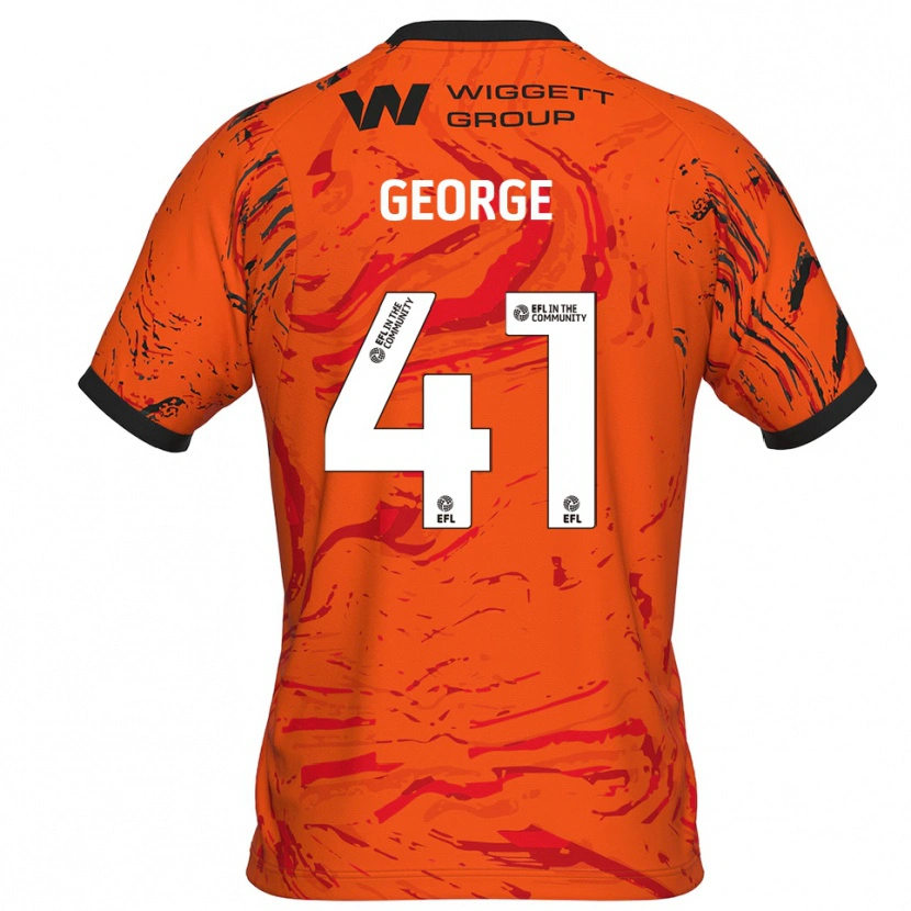 Danxen Heren George Evans #41 Oranje Zwart Keepersshirt 2025/26 T-Shirt