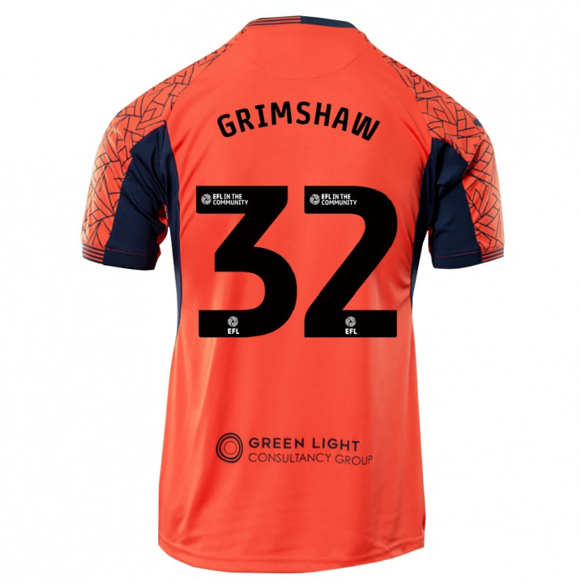 Danxen Heren Daniel Grimshaw #32 Oranje Zwart Keepersshirt 2025/26 T-Shirt