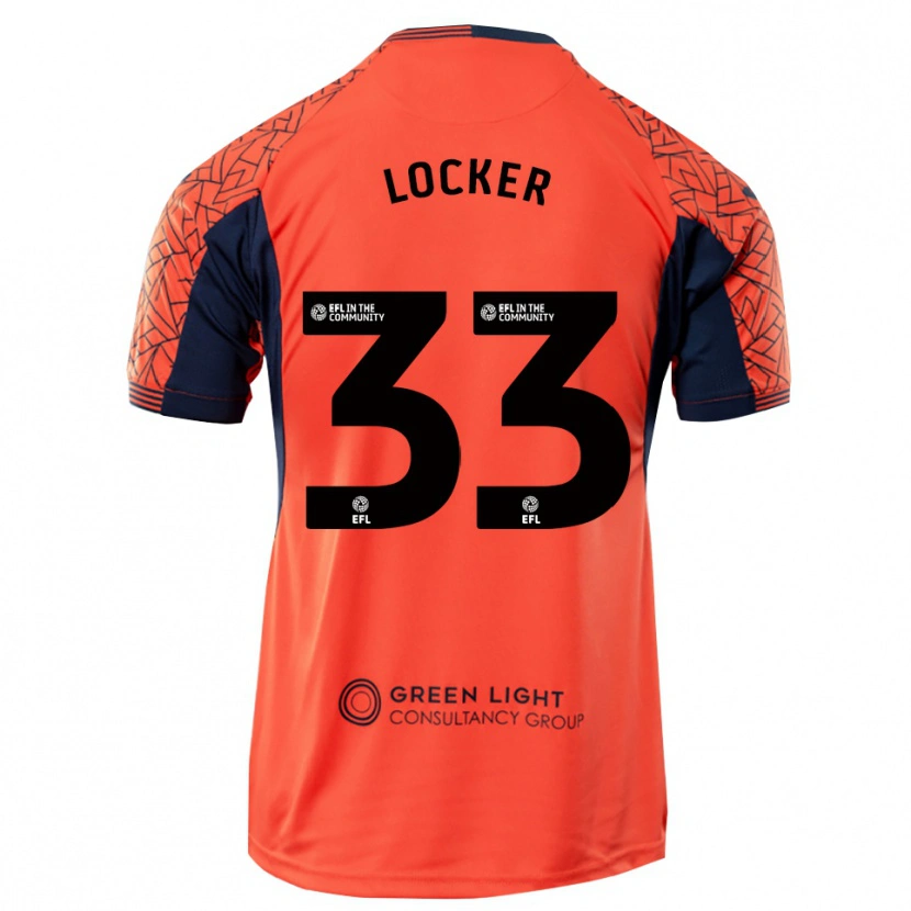 Danxen Heren Amber Locker #33 Oranje Zwart Keepersshirt 2025/26 T-Shirt