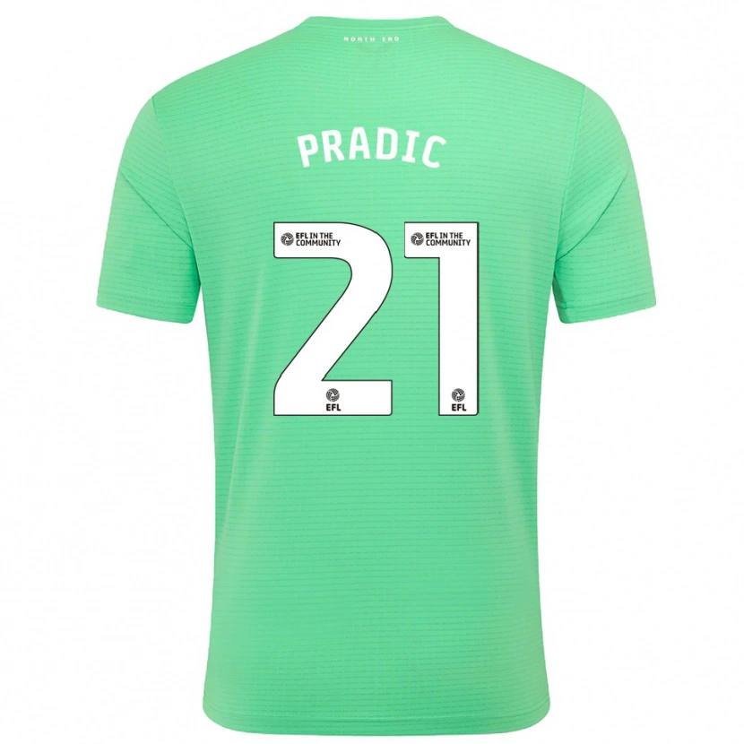 Danxen Heren James Pradic #21 Pastel Turkoois Keepersshirt 2025/26 T-Shirt