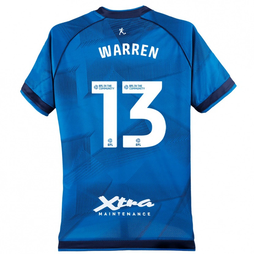 Danxen Heren Charlie Warren #13 Blauw Wit Keepersshirt 2025/26 T-Shirt