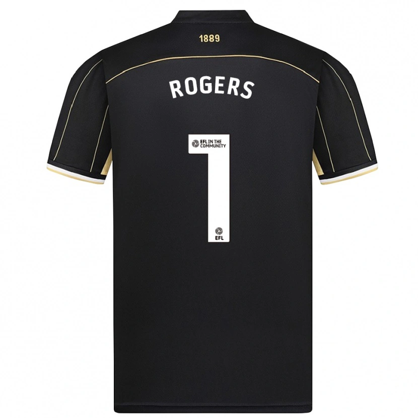 Danxen Heren Sian Rogers #1 Zwart Bruin Keepersshirt 2025/26 T-Shirt