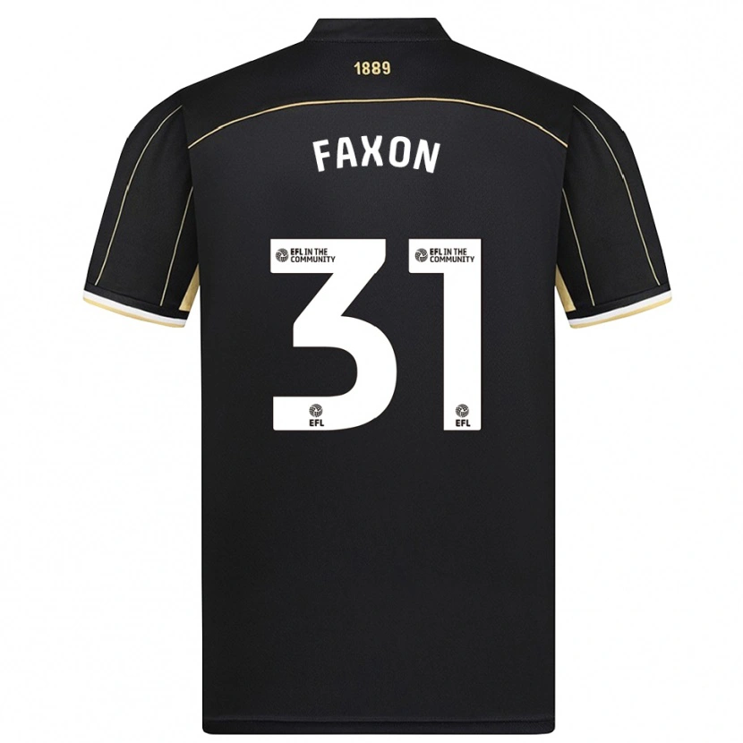 Danxen Heren Luke Faxon #31 Zwart Bruin Keepersshirt 2025/26 T-Shirt