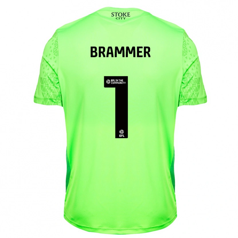 Danxen Heren Ruben Brammer #1 Groen Zwart Keepersshirt 2025/26 T-Shirt
