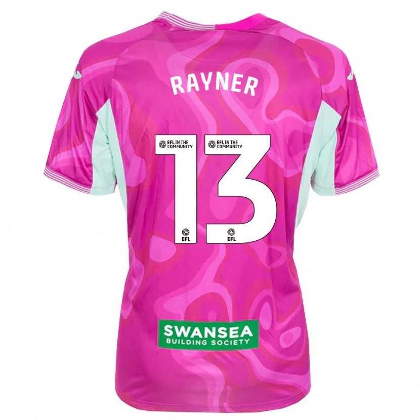 Danxen Heren Opal Rayner #13 Magenta Wit Keepersshirt 2025/26 T-Shirt