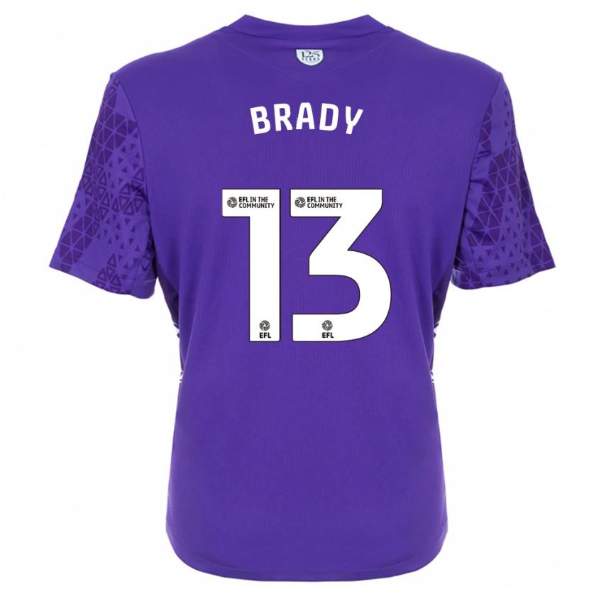 Danxen Heren Louis Brady #13 Paars Wit Keepersshirt 2025/26 T-Shirt
