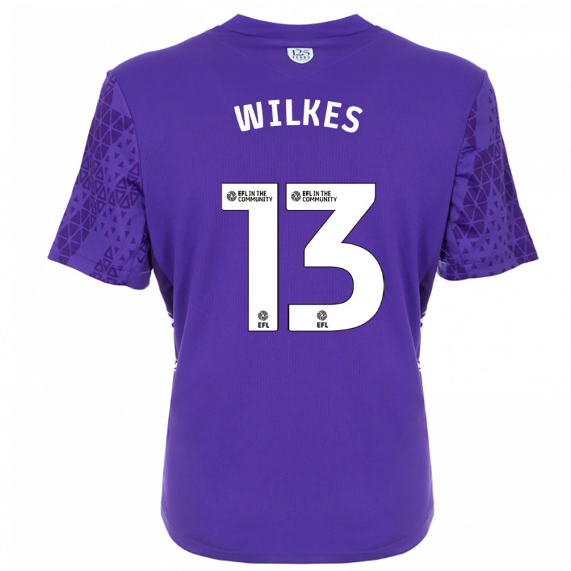 Danxen Heren Liam Wilkes #13 Paars Wit Keepersshirt 2025/26 T-Shirt