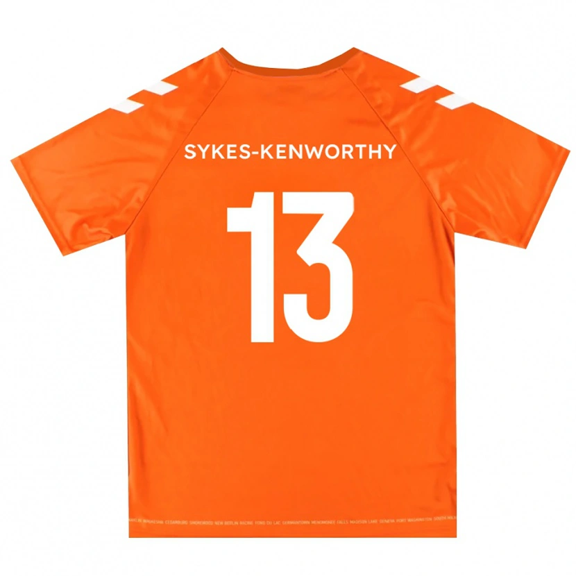 Danxen Heren George Sykes-Kenworthy #13 Oranje Wit Keepersshirt 2025/26 T-Shirt