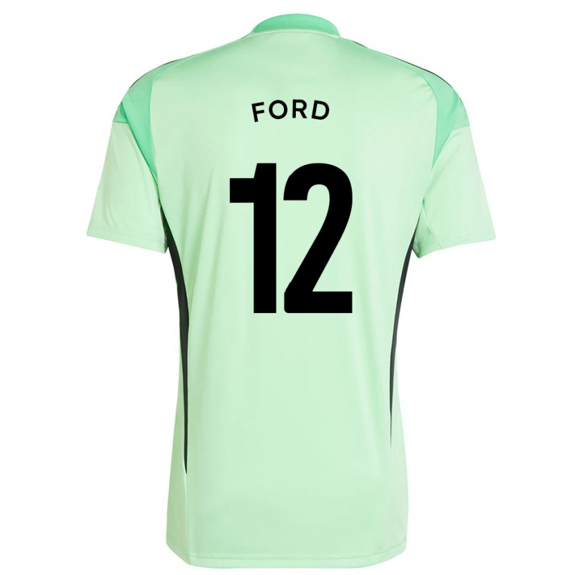 Danxen Heren Nathaniel Ford #12 Gras Groen Zwart Keepersshirt 2025/26 T-Shirt