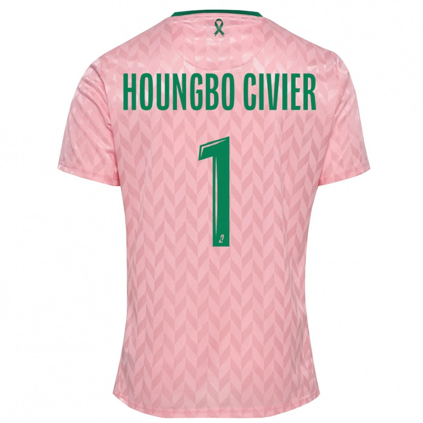 Danxen Heren Matéo Houngbo Civier #1 Roze Groen Keepersshirt 2025/26 T-Shirt