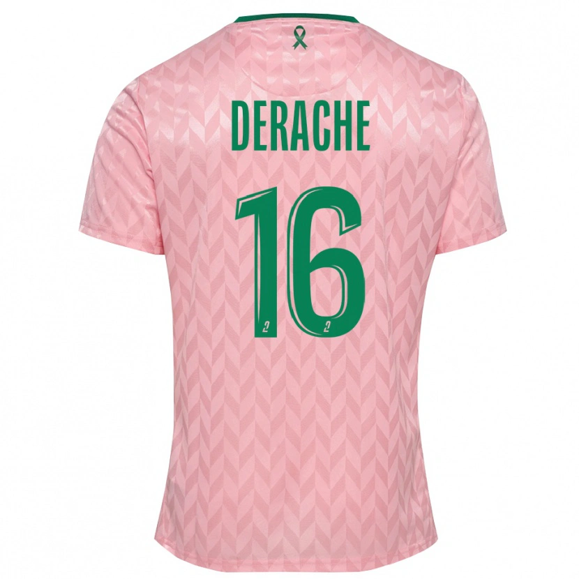 Danxen Heren Joseph Derache #16 Roze Groen Keepersshirt 2025/26 T-Shirt