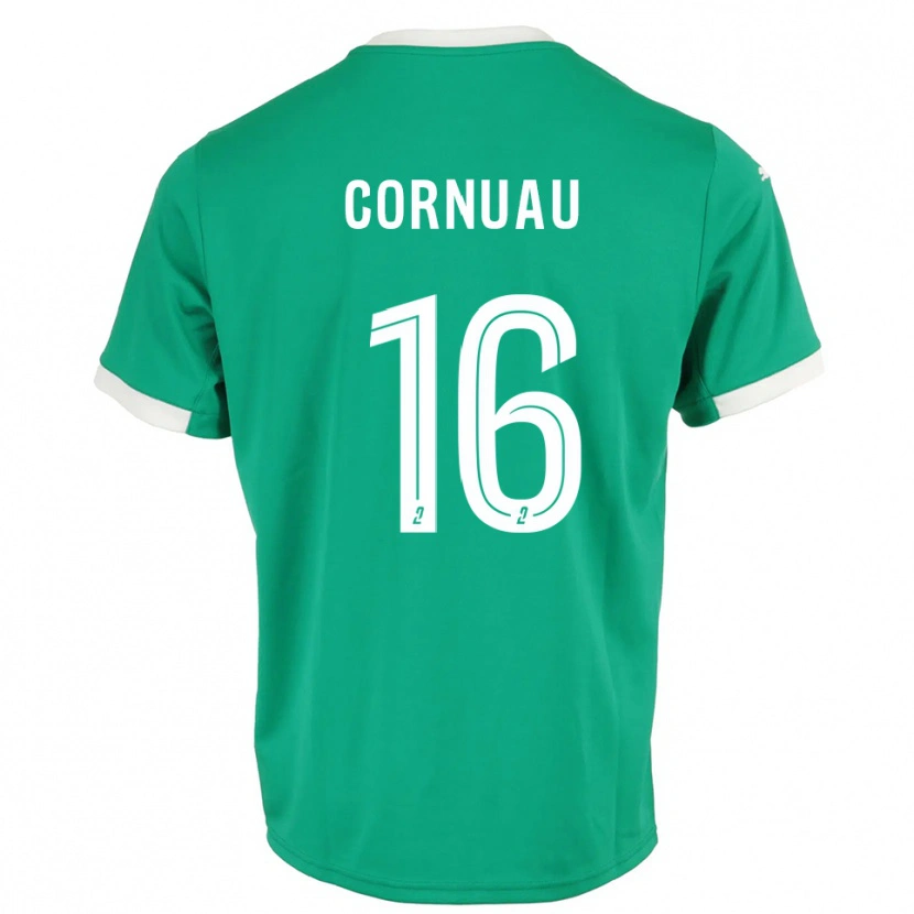 Danxen Heren Nino Cornuau #16 Groen Wit Keepersshirt 2025/26 T-Shirt