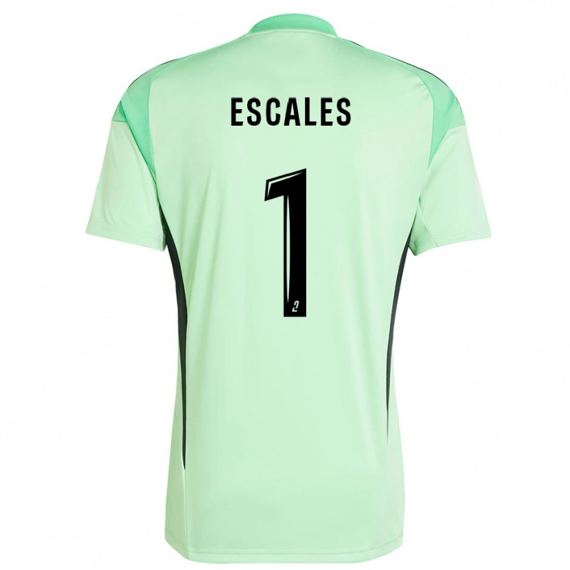 Danxen Heren Florian Escales #1 Lichtgroen Zwart Keepersshirt 2025/26 T-Shirt