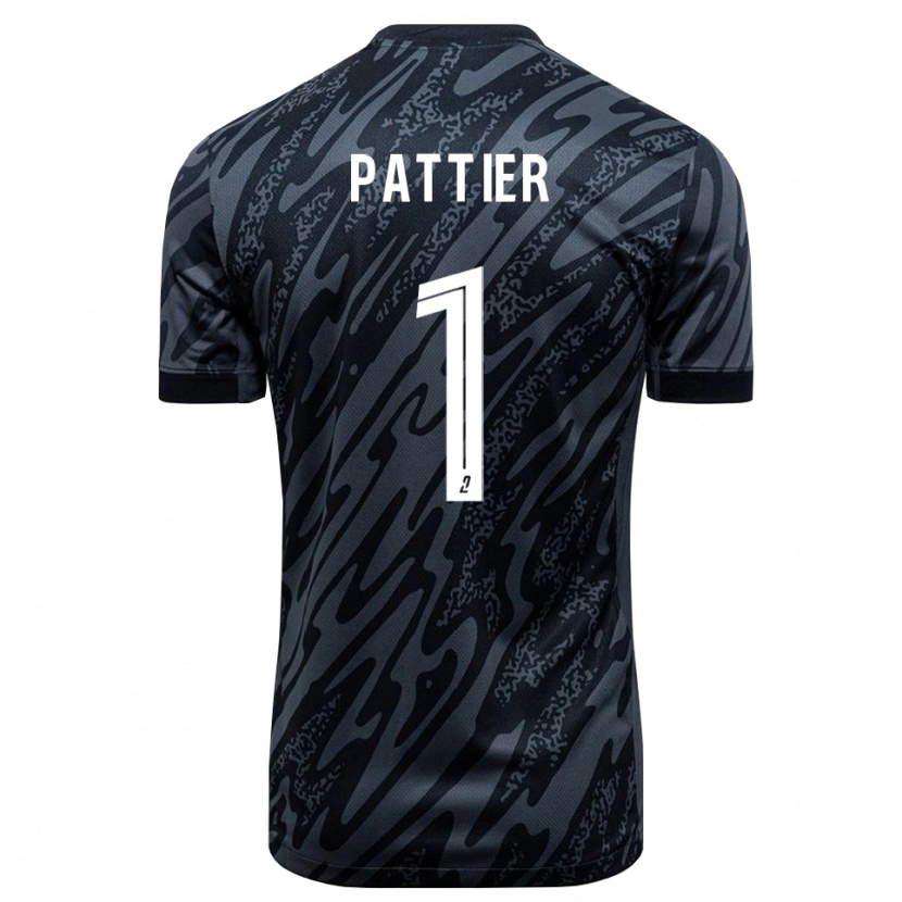 Danxen Heren Maxime Pattier #1 Grijs Zwart Keepersshirt 2025/26 T-Shirt