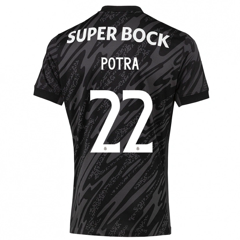 Danxen Heren Catarina Potra #22 Grijs Zwart Wit Keepersshirt 2025/26 T-Shirt