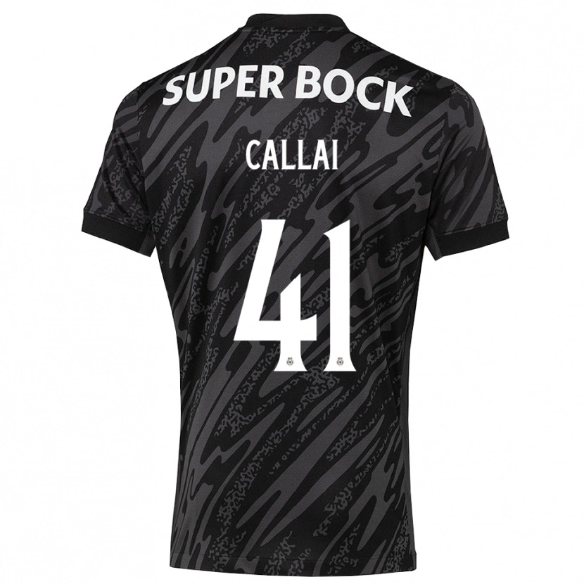 Danxen Heren Diego Callai #41 Grijs Zwart Wit Keepersshirt 2025/26 T-Shirt