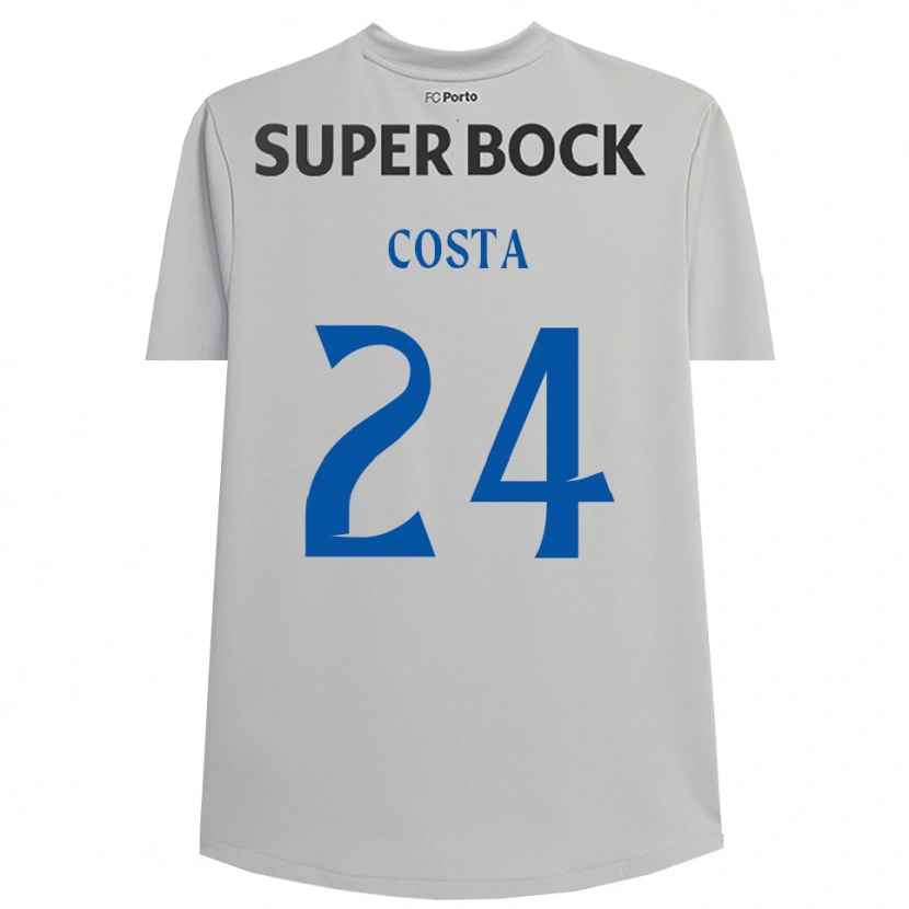 Danxen Heren João Costa #24 Lichtgrijs Zwart Keepersshirt 2025/26 T-Shirt