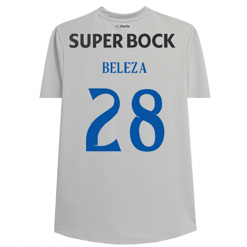 Danxen Heren Tatiana Beleza #28 Lichtgrijs Zwart Keepersshirt 2025/26 T-Shirt