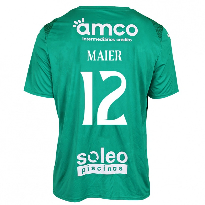 Danxen Heren Merse Maier #12 Groen Wit Keepersshirt 2025/26 T-Shirt