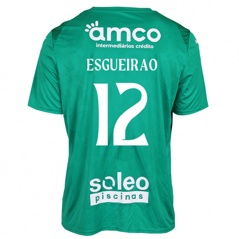Danxen Heren Íris Esgueirão #12 Groen Wit Keepersshirt 2025/26 T-Shirt