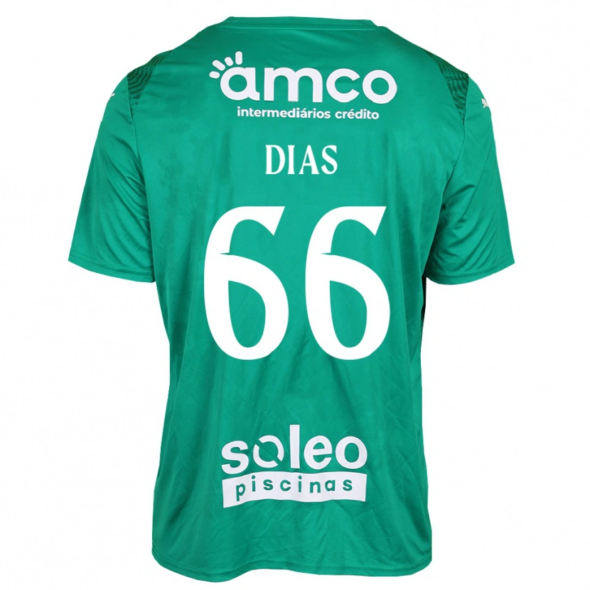 Danxen Heren Gonçalo Dias #66 Groen Wit Keepersshirt 2025/26 T-Shirt
