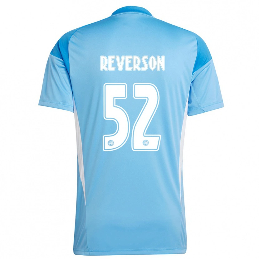 Danxen Heren Paul Reverson #52 Lichtblauw Wit Keepersshirt 2025/26 T-Shirt