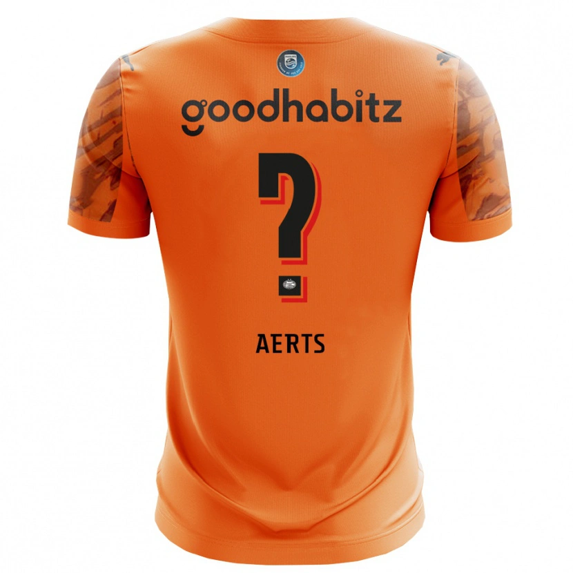 Danxen Heren Jim Aerts #0 Oranje Zwart Keepersshirt 2025/26 T-Shirt