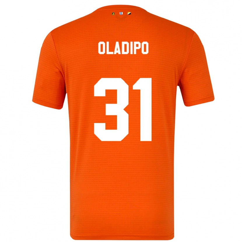 Danxen Heren Laolu Oladipo #31 Oranje Zwart Keepersshirt 2025/26 T-Shirt