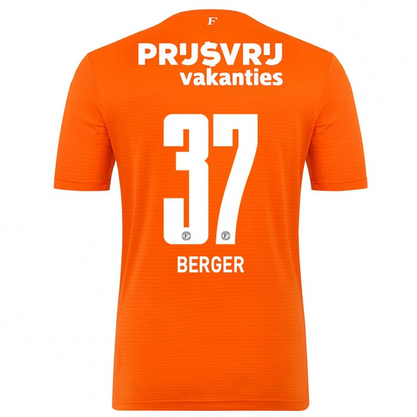 Danxen Heren Mannou Berger #37 Oranje Zwart Keepersshirt 2025/26 T-Shirt