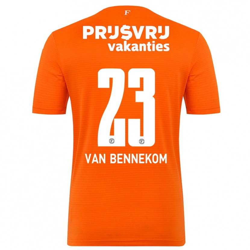Danxen Heren Duron van Bennekom #23 Oranje Zwart Keepersshirt 2025/26 T-Shirt