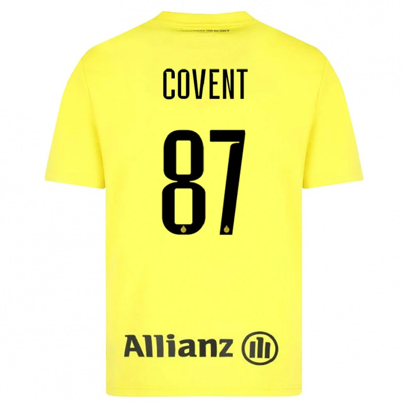 Danxen Heren Jorijn Covent #87 Geel Zwart Keepersshirt 2025/26 T-Shirt