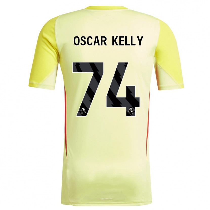 Danxen Heren Oscar Kelly #74 Geel Rood Keepersshirt 2025/26 T-Shirt
