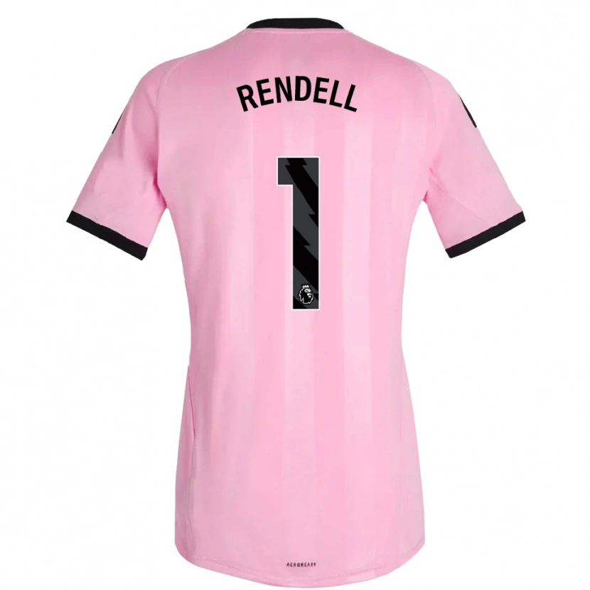 Danxen Heren Kayla Rendell #1 Roze Zwart Keepersshirt 2025/26 T-Shirt