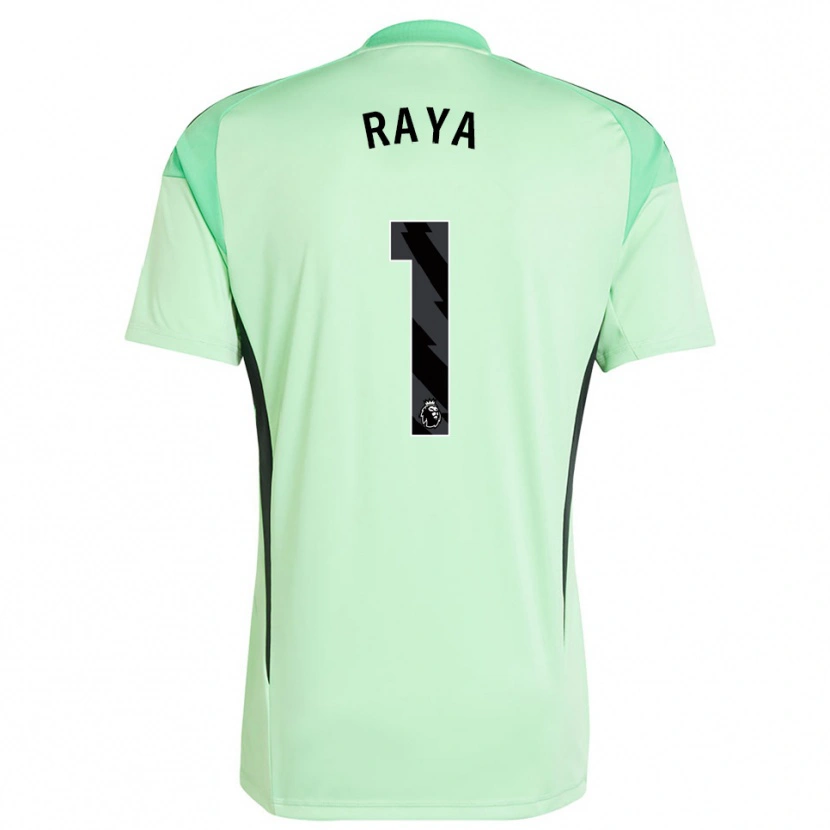 Danxen Heren David Raya #1 Lichtgroen Zwart Keepersshirt 2025/26 T-Shirt