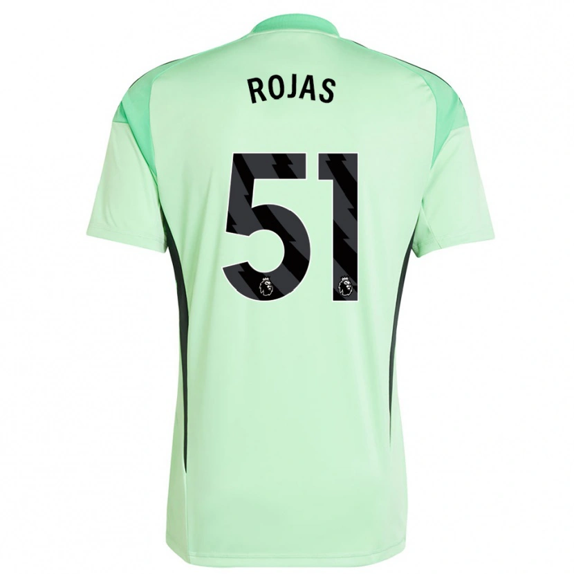 Danxen Heren Alexéi Rojas #51 Lichtgroen Zwart Keepersshirt 2025/26 T-Shirt