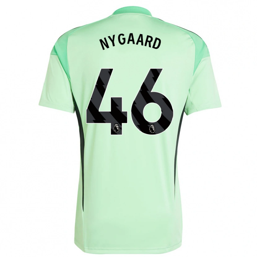 Danxen Heren Lucas Nygaard #46 Lichtgroen Zwart Keepersshirt 2025/26 T-Shirt