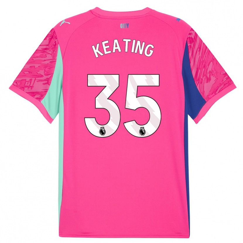 Danxen Heren Khiara Keating #35 Roze Roze Keepersshirt 2025/26 T-Shirt